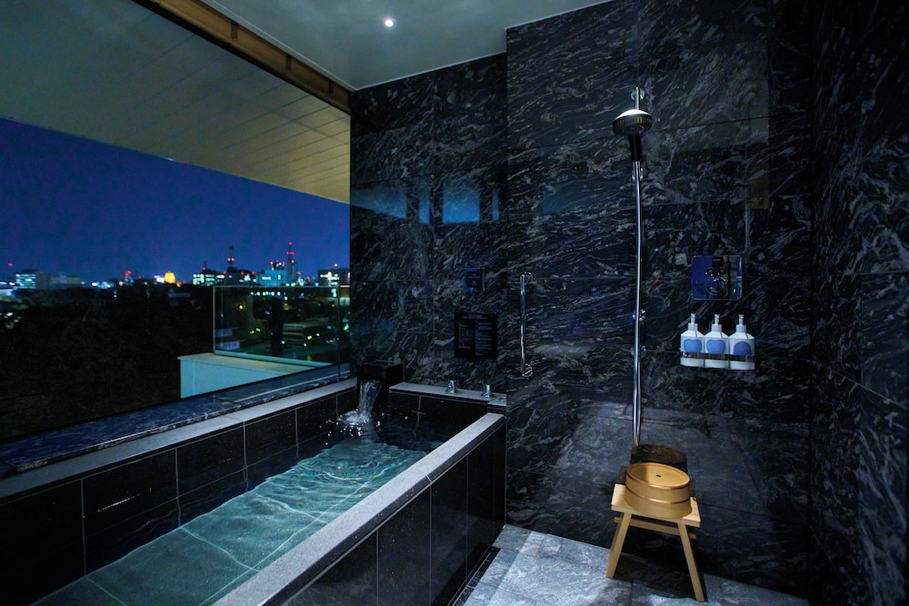 [クラブラウンジアクセス] 温泉プレミア シティビュー ツイン 禁煙 バスルーム0 | エスパシオ ナゴヤキャッスル