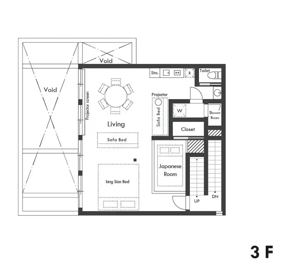 3階 バルコニースイート 禁煙 (現在BBQ利用不可) 客室6 | MUSASHI Condo Shinjuku