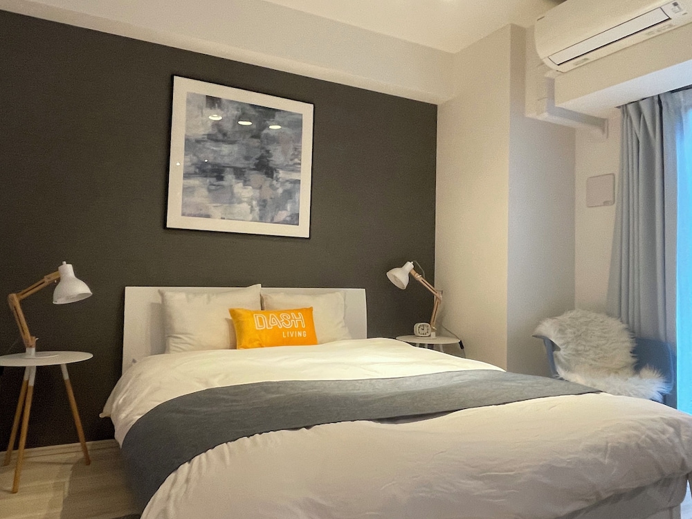 ダブルルーム ダブルベッド 1 台ソファーベッド付き 禁煙 | Dash Living Nihonbashi