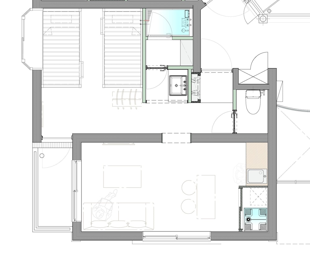 ファミリー スイート ベッド (複数台) 禁煙 バルコニー 客室4 | Q-ROOMS. HARAJUKU