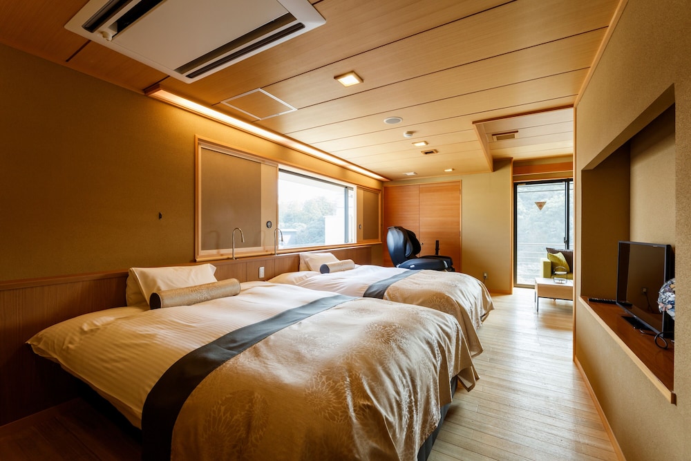 和洋室 ツインベッド 露天風呂付 禁煙 | たちばな四季亭