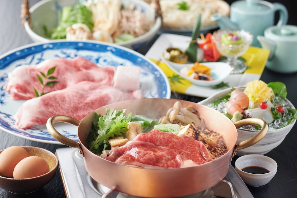 和室　露天風呂付 近江牛すき焼きプラン | 旅館 紅鮎