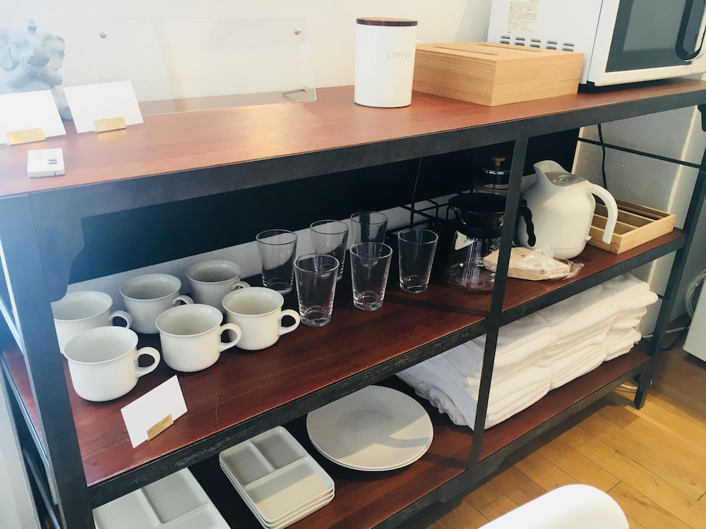 ファミリー ルーム 専用バスルーム コーヒー / コーヒーメーカー0 | サンチャゴゲストハウス広島