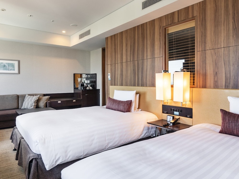 プレミアムツインルーム 桜島ビュー 禁煙 客室2 | ソラリア西鉄ホテル鹿児島