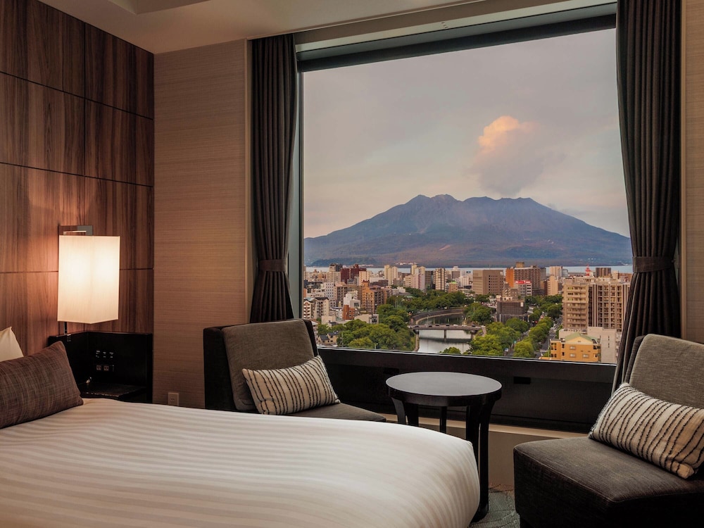 ツインルーム 桜島ビュー 禁煙 客室2 | ソラリア西鉄ホテル鹿児島