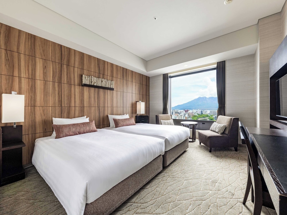 ツインルーム 桜島ビュー 禁煙 | ソラリア西鉄ホテル鹿児島