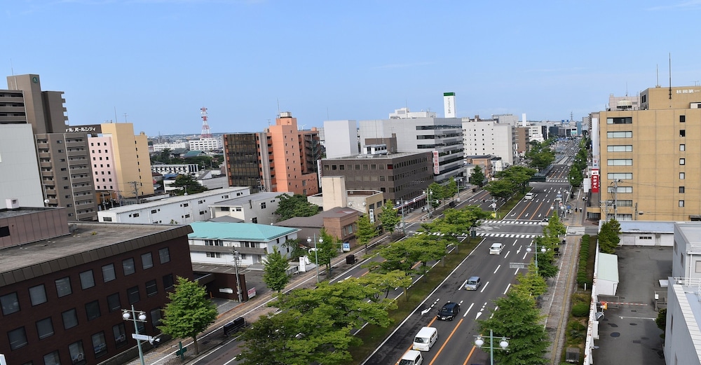 ツインルーム 禁煙 部屋からの景観0 | ホテルパールシティ秋田竿燈大通り