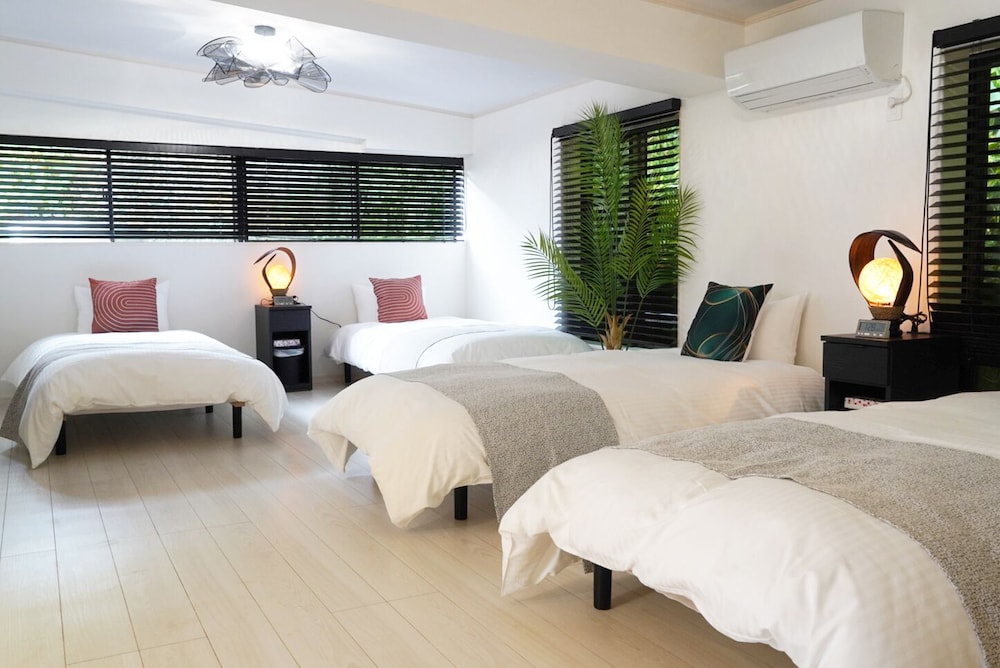 ハウス 2 ベッドルーム キッチン パーシャル オーシャン ビュー | VILLA fantasia Okinawa Kitanakagusuku