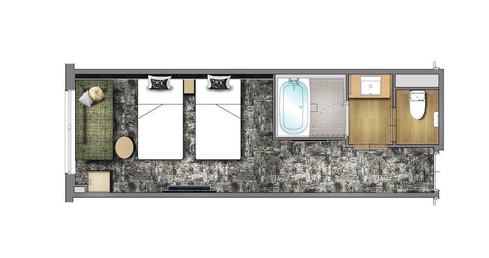 スーペリアツインルーム エキストラベッド付 禁煙 客室1 | アンカード・バイ・リーガ　大阪なんば