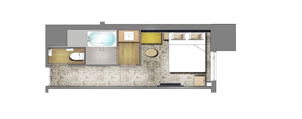 スタンダードキングルーム 禁煙 客室1 | アンカード・バイ・リーガ　大阪なんば