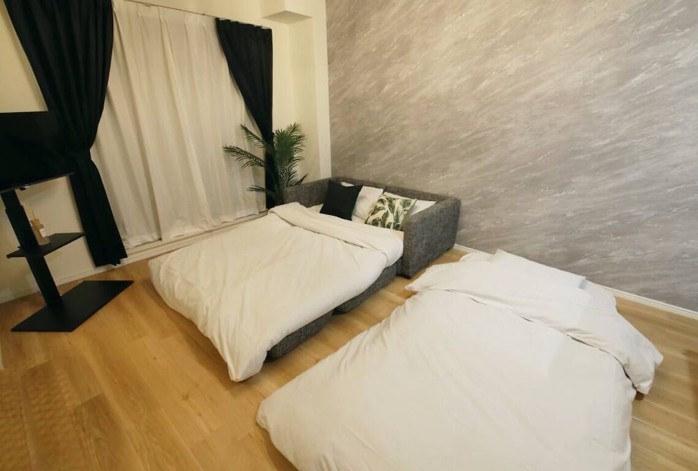 コンフォート アパートメント ベッド (複数台) 禁煙 バルコニー 202 リビング エリア6 | フォルモント寺田町