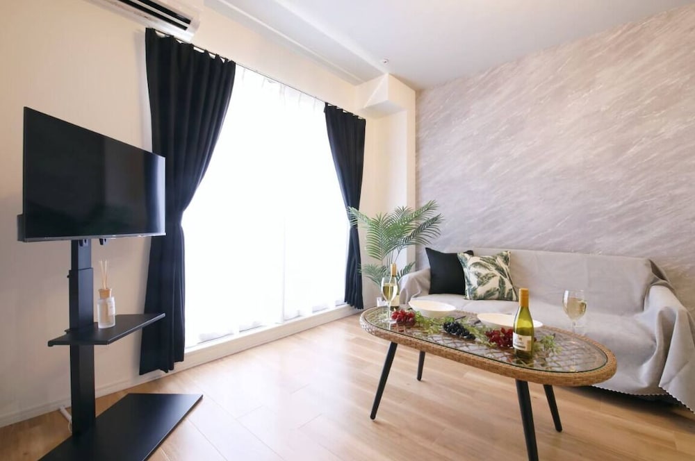 コンフォート アパートメント ベッド (複数台) 禁煙 バルコニー 202 リビング エリア7 | フォルモント寺田町