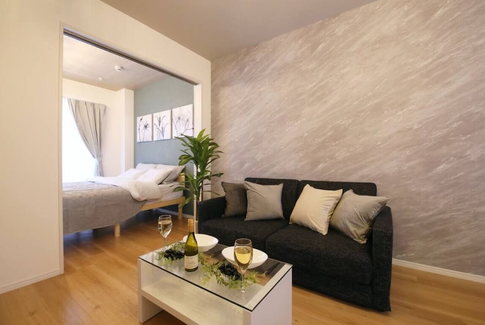 コンフォート アパートメント ベッド (複数台) 禁煙 バルコニー 203 リビング エリア9 | フォルモント寺田町