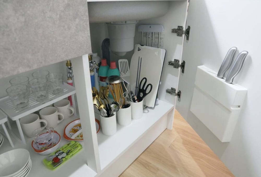 コンフォート アパートメント ベッド (複数台) 禁煙 バルコニー 203 専用キッチン8 | フォルモント寺田町