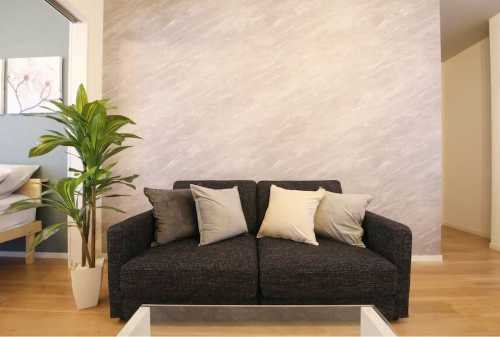 コンフォート アパートメント ベッド (複数台) 禁煙 バルコニー 203 リビング エリア2 | フォルモント寺田町