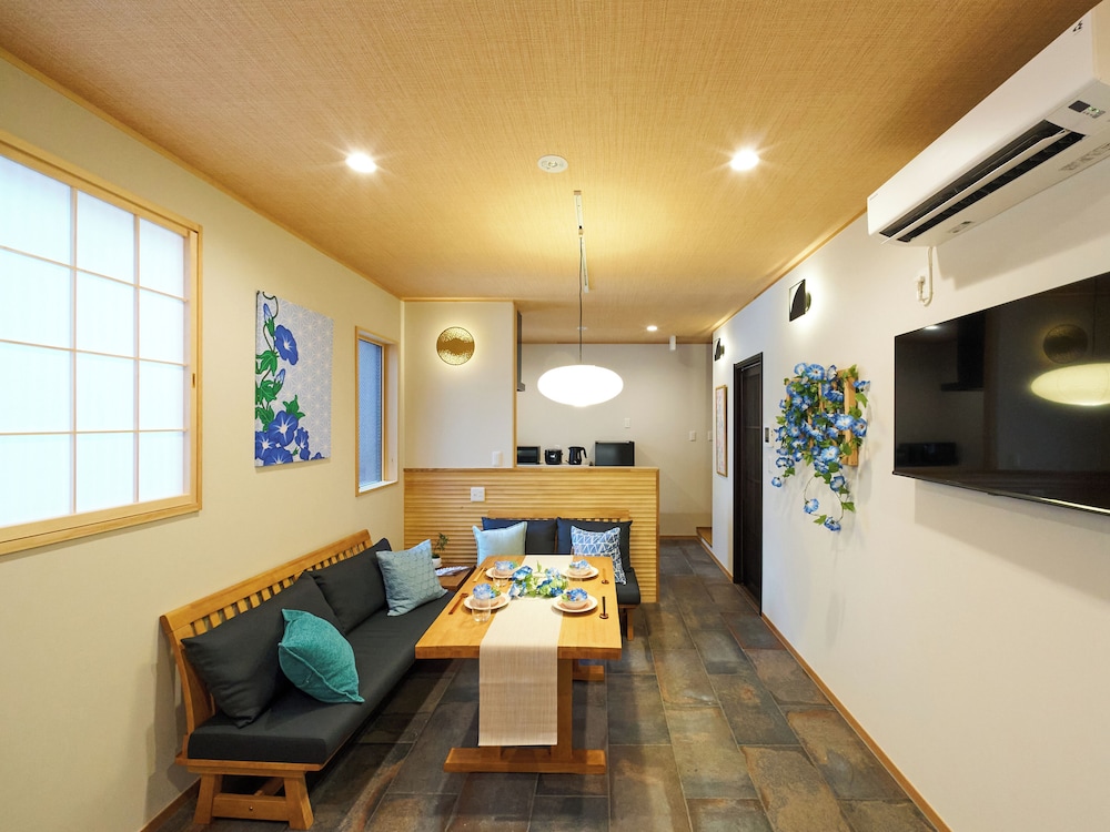 ハウス 2 ベッドルーム 禁煙 リビング エリア5 | Yadoya Asakusa Asagao
