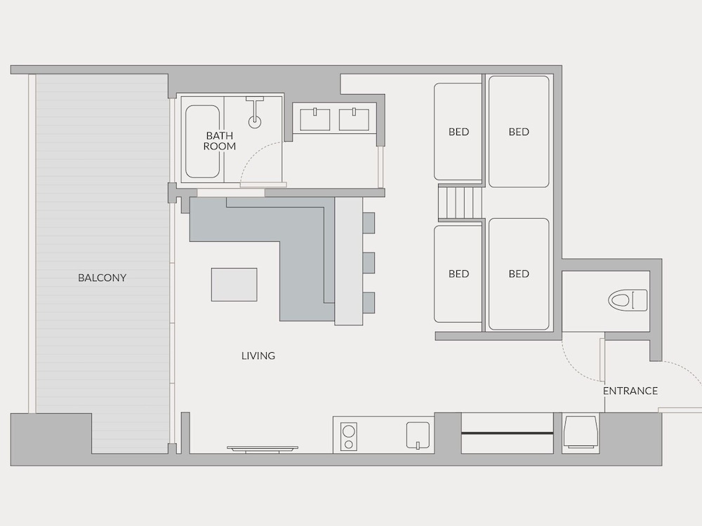 バンクオーシャンビュー(WEST棟) 禁煙 部屋からの景観0 | edit x seven 瀬戸内小豆島