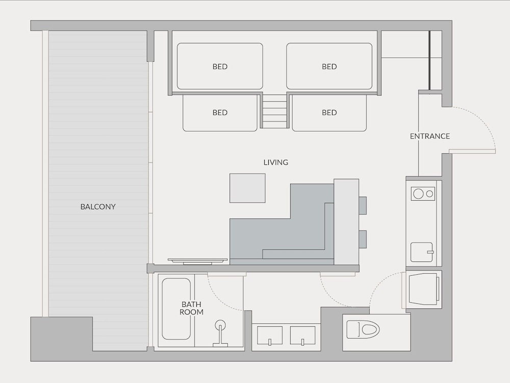バンクオーシャンビュー(WEST棟) 禁煙 部屋からの景観1 | edit x seven 瀬戸内小豆島