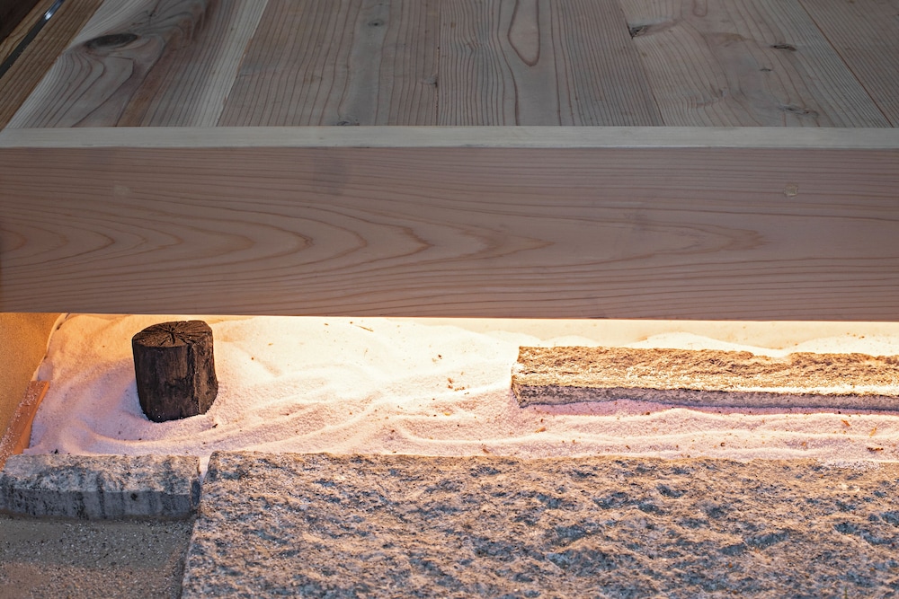 バンガロー リビング エリア1 | 時の宿・上七軒