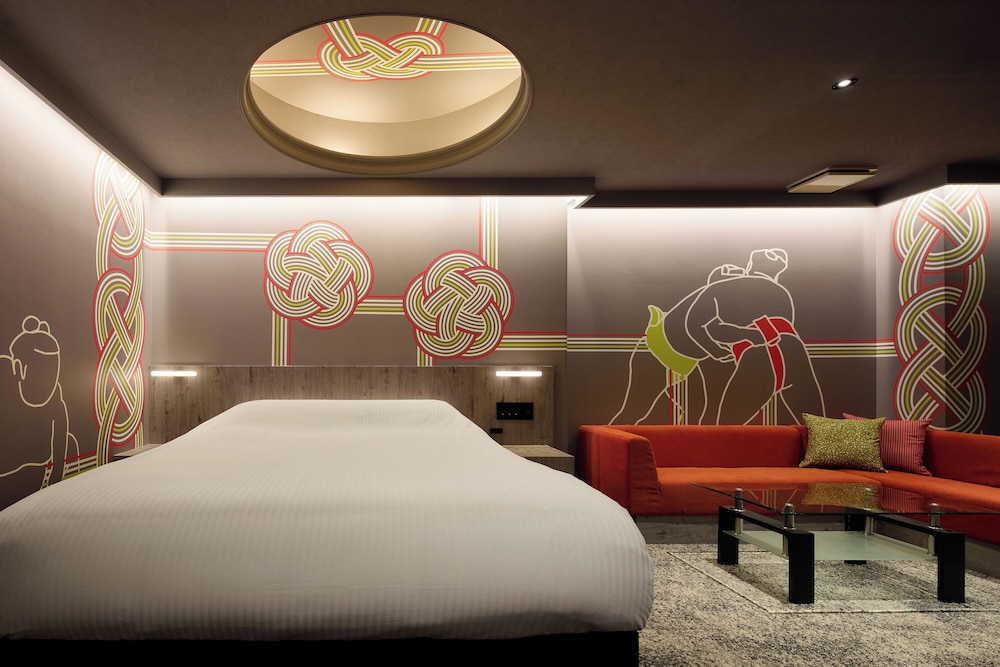 デラックス ルーム シティビュー 建物のデザイン0 | HOTEL HOQA 花色の湯