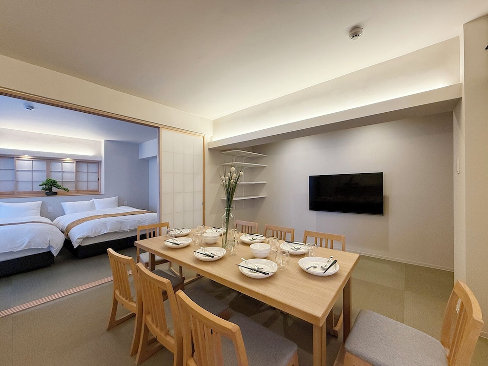 和風アパートメント リビング エリア0 | b Hotel 宮島表参道 22