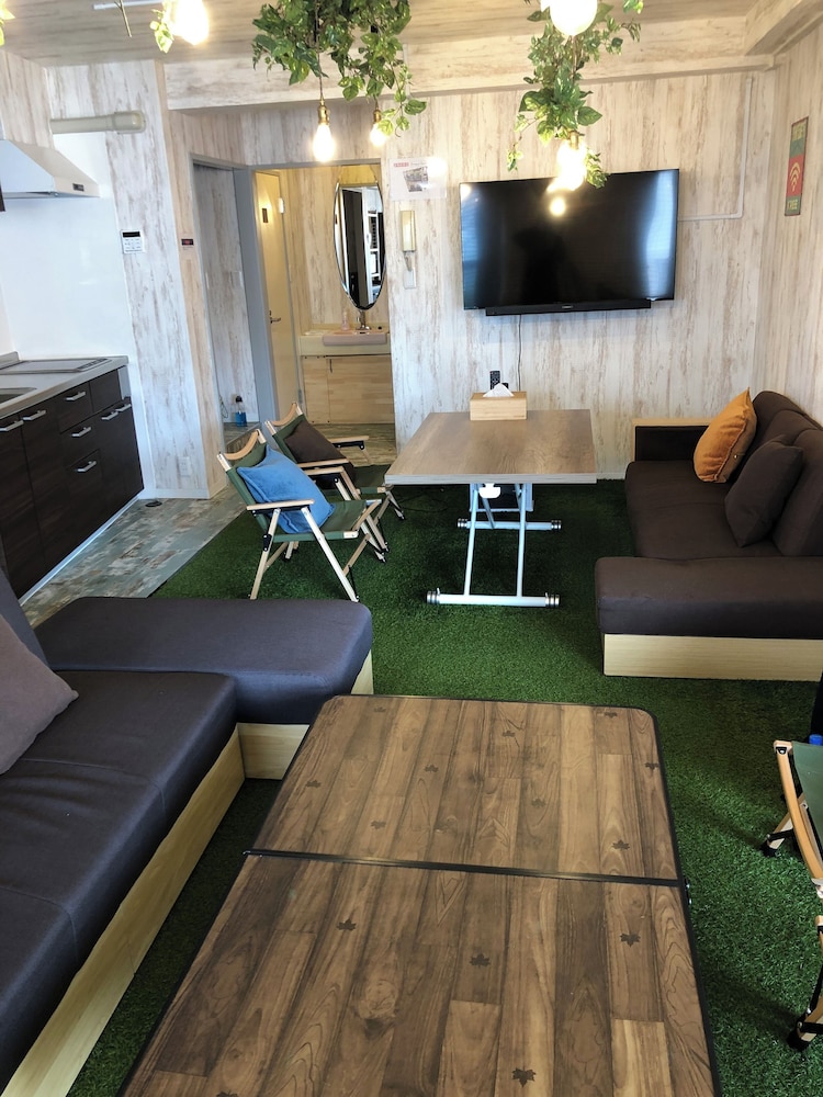 ファミリー アパートメント 禁煙 キッチン 客室5 | Glampeace Katsushika Yotsugi