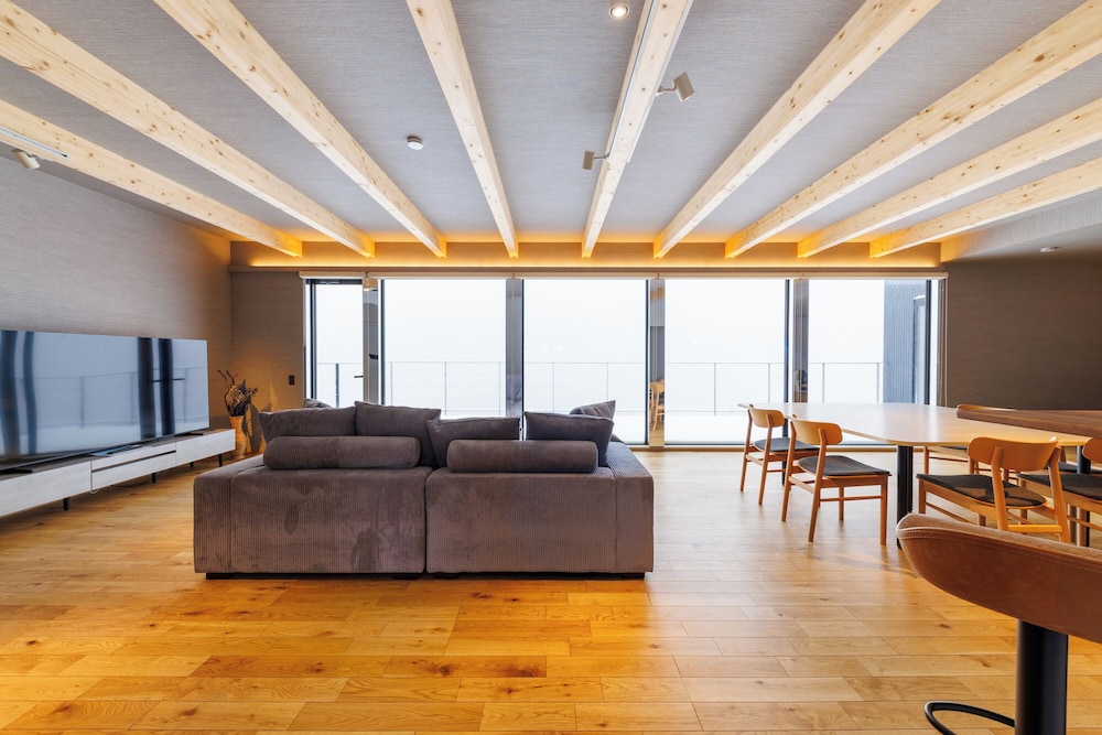 ヴィラ バルコニー ビーチビュー リビング エリア4 | Yunagi 夕凪