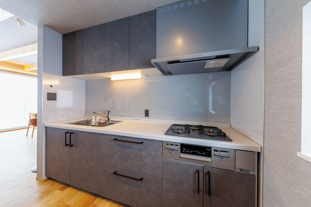 ヴィラ バルコニー ビーチビュー 専用キッチン2 | Yunagi 夕凪