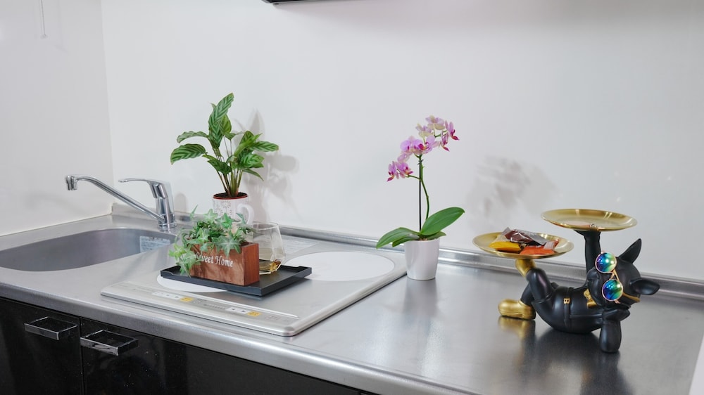 シティ ツインルーム バルコニー シティビュー 専用キッチン1 | LIO HOTEL TOKYO NIPPORI