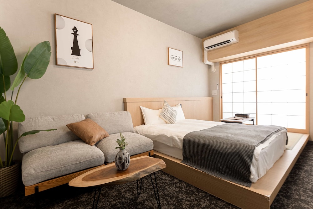 コンフォート アパートメント バルコニー シティビュー 部屋からの景観1 | b&Namba3