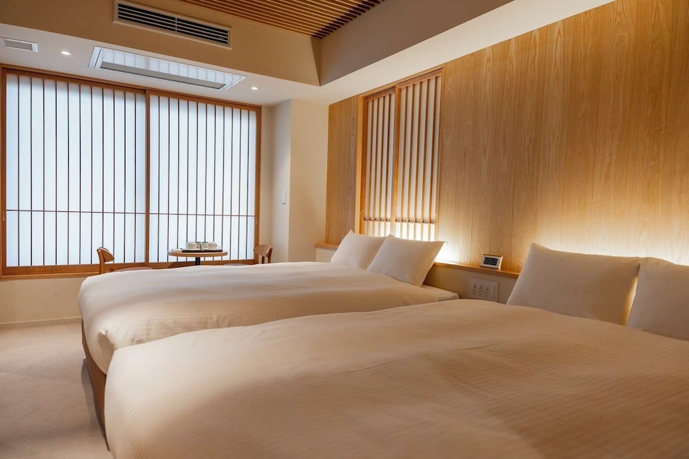 スタンダード ツインルーム リビング エリア9 | Asuite Hakata by ASUMIRU