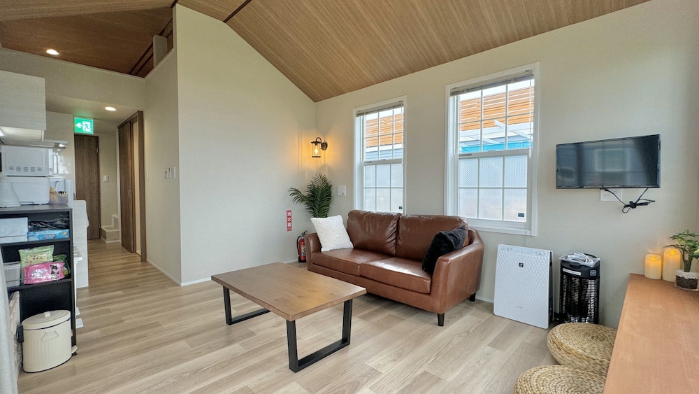 パーム (最大4名), 禁煙：屋上付き, 足湯, 焚火＆BBQグリル完備 客室1 | Solana銚子犬吠埼