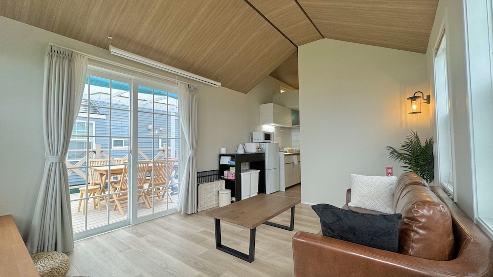 パーム (最大4名), 禁煙：屋上付き, 足湯, 焚火＆BBQグリル完備 客室2 | Solana銚子犬吠埼