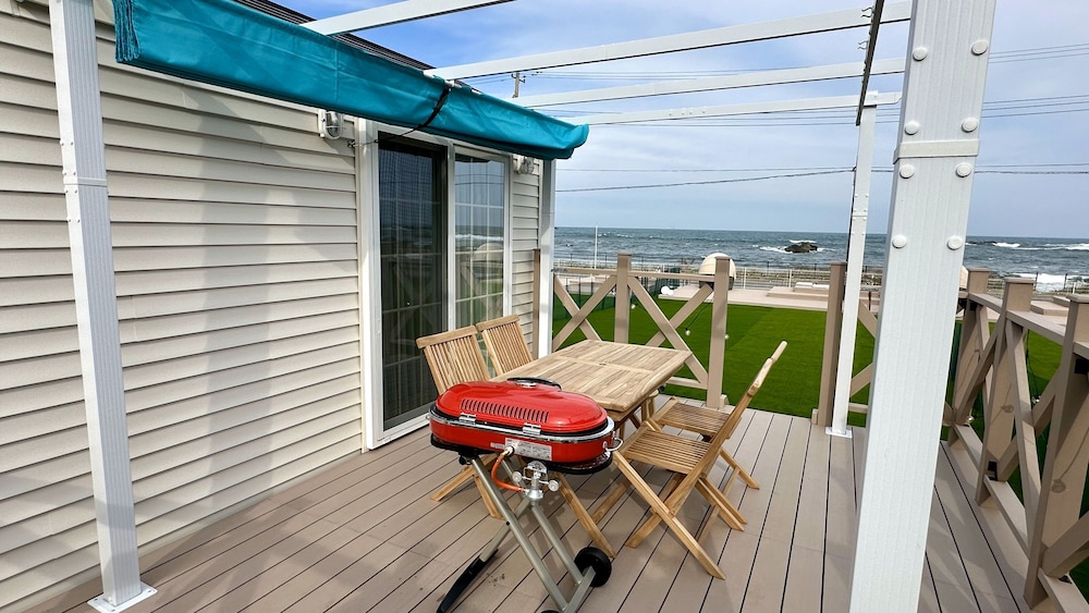 リーフ(最大5名) 禁煙: 足湯, 焚火＆BBQグリル完備 バーベキュー / ピクニック エリア0 | Solana銚子犬吠埼