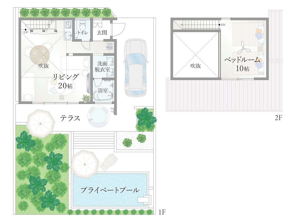 ラグジュアリー ヴィラ プライベートプール オーシャンビュー 客室14 | Resort Villa KAPUKA 瀬底島