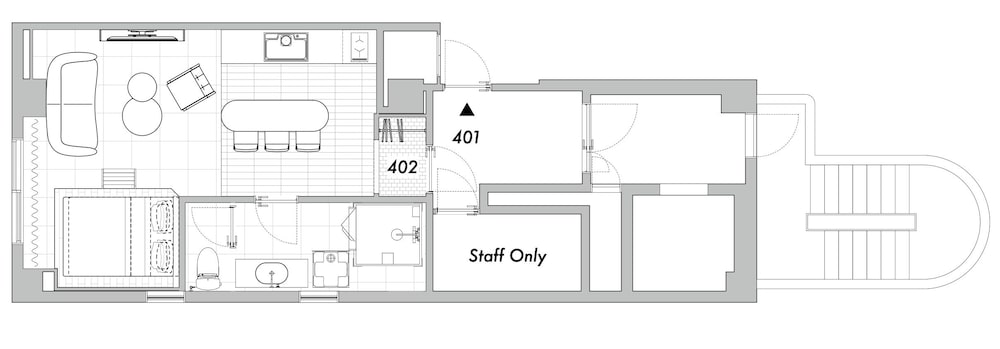 デラックス スタジオ 客室12 | illi Noa Hamamatsucho