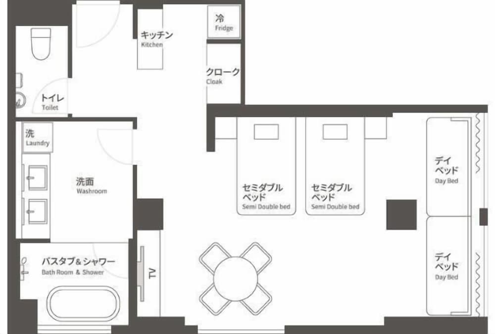 ジュニア スィート 禁煙 | EN The HOUSE Asakusa Nitenmon