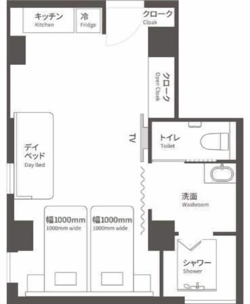 ネスト ツイン 禁煙 | EN The HOUSE Asakusa Nitenmon
