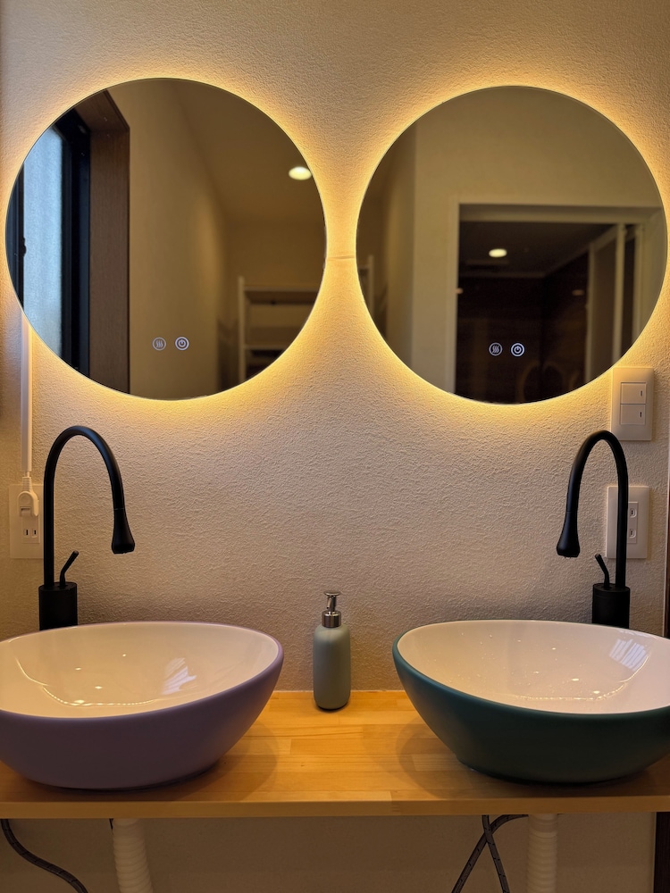 ファミリー ヴィラ パティオ オーシャンビュー バスルーム2 | Aoniwa -碧庭- AWAJI