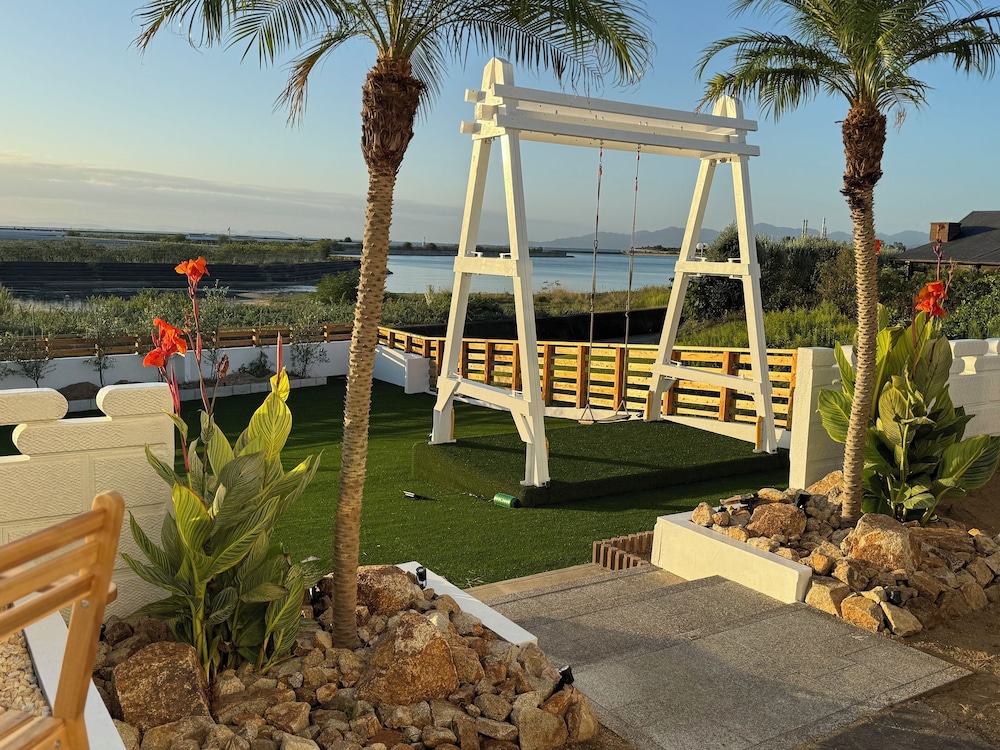 ファミリー ヴィラ パティオ オーシャンビュー テラス / パティオ4 | Aoniwa -碧庭- AWAJI