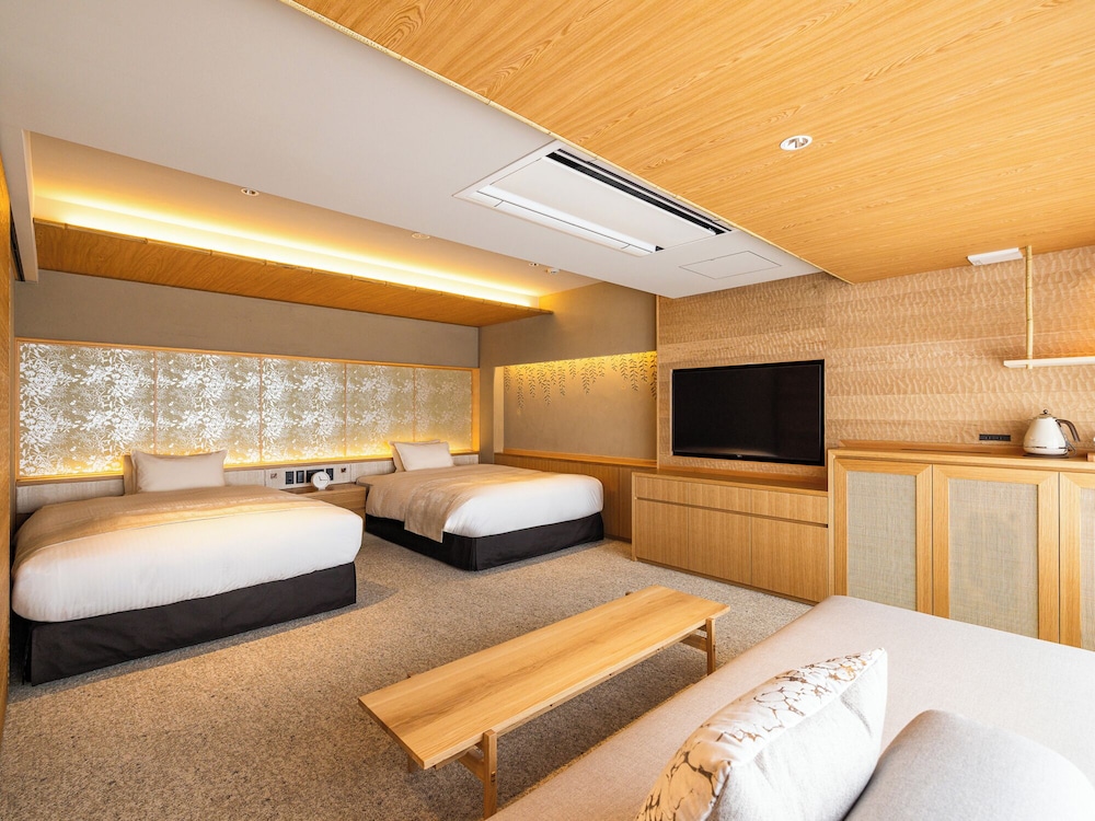 スーペリア ツインルーム ダブルベッド 2 台 禁煙 リバービュー | あけくれ京都白川