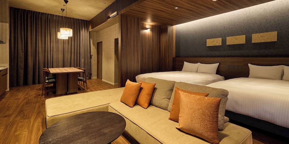 [D_ドッグ可]2クイーン/天然温泉,サウナ，ドッグラン 禁煙 客室1 | Rakuten STAY VILLA 由布院温泉