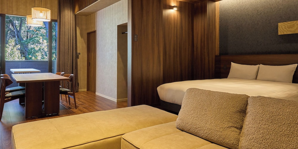 [D]2クイーン/天然温泉,サウナ 禁煙 リビング エリア0 | Rakuten STAY VILLA 由布院温泉