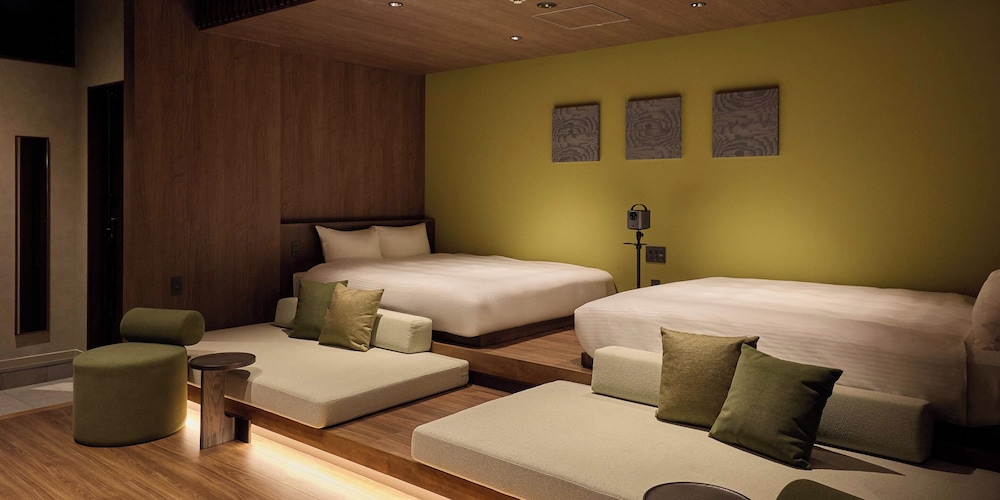 [C]2クイーン+2デイベッド/天然温泉,サウナ 禁煙 | Rakuten STAY VILLA 由布院温泉