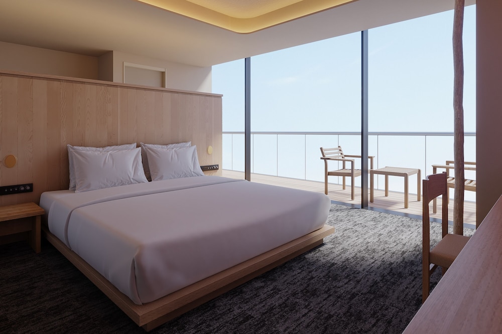 コンフォート ダブルルーム バルコニー | HOTEL FORK & KNIFE Miyajima - 2026 年 3 月 28 日開業