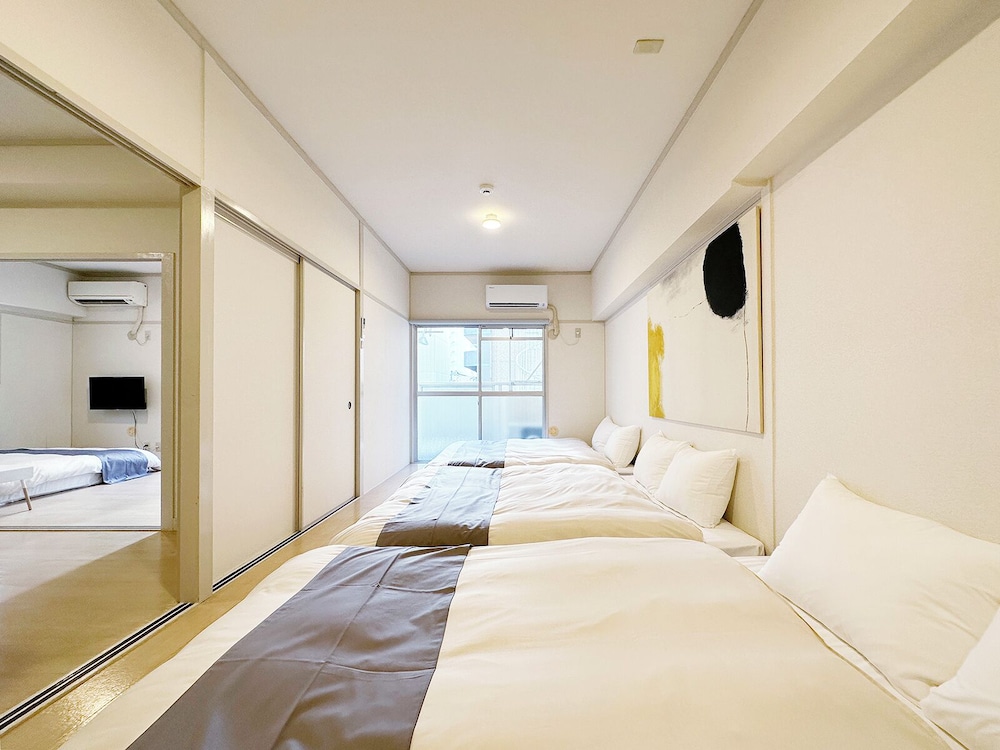 和風アパートメント バルコニー 客室1 | Dai3Kuboi 405