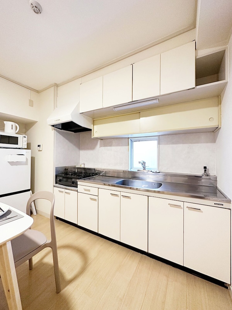 和風アパートメント バルコニー 専用キッチン5 | Dai3Kuboi 405