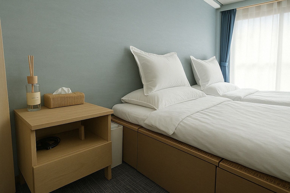 ファミリー 4 人部屋 ベッド (複数台) 禁煙 バルコニー 客室5 | AOMUGIHOTEL-Otsuka