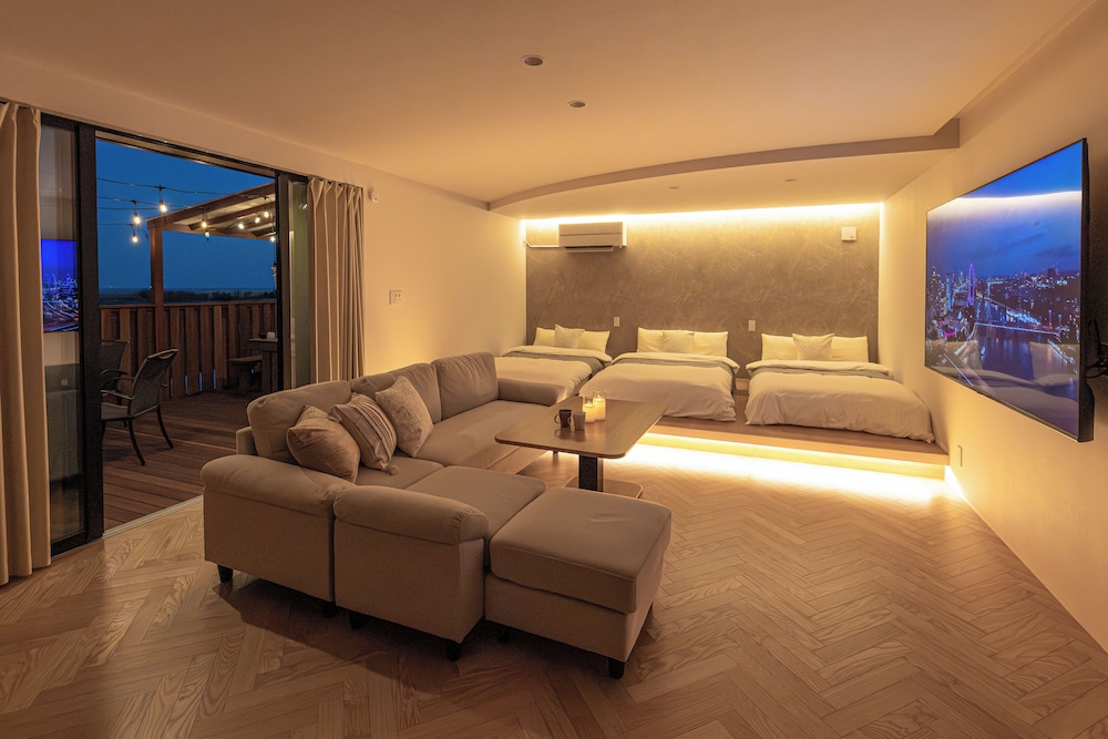 デラックス ヴィラ 禁煙 オーシャンフロント 客室5 | RUSHあわじ荘 CANARIYA - セルフチェックインのみ