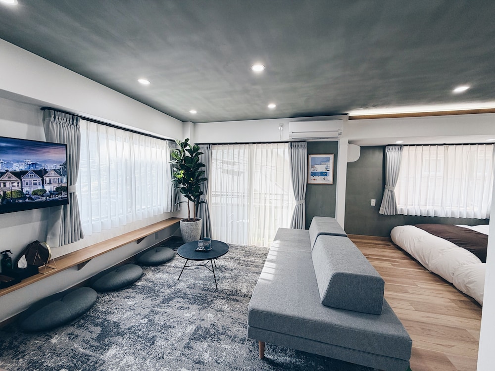 ファミリー アパートメント バルコニー リビング エリア0 | Plan A Tennozu Isle